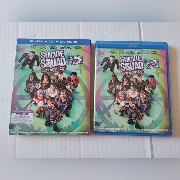Suicide Squad Blu-ray + DVD + Digal HD (2016, 2-Disc Set) - Picture 3 of 7